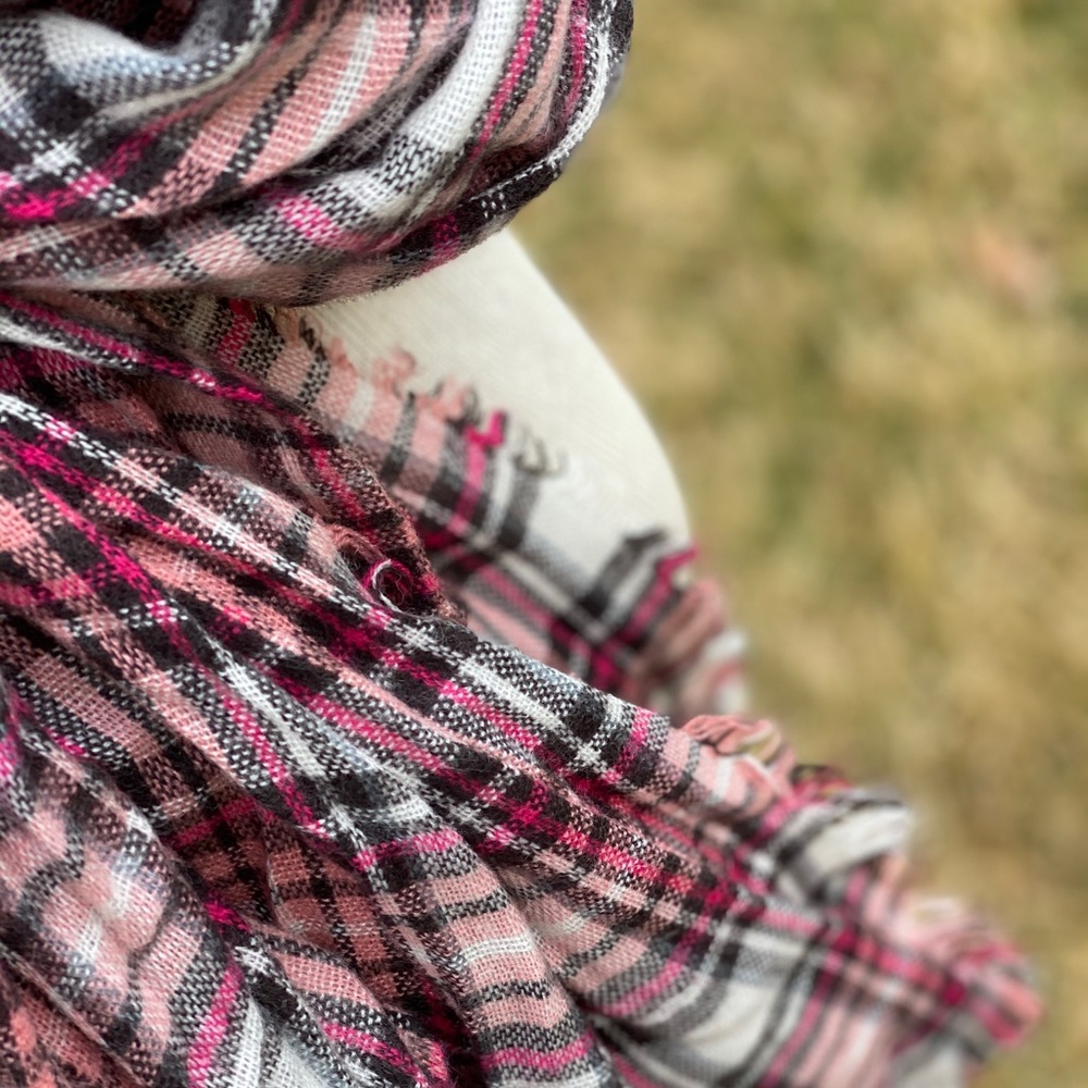 Plaid scarf